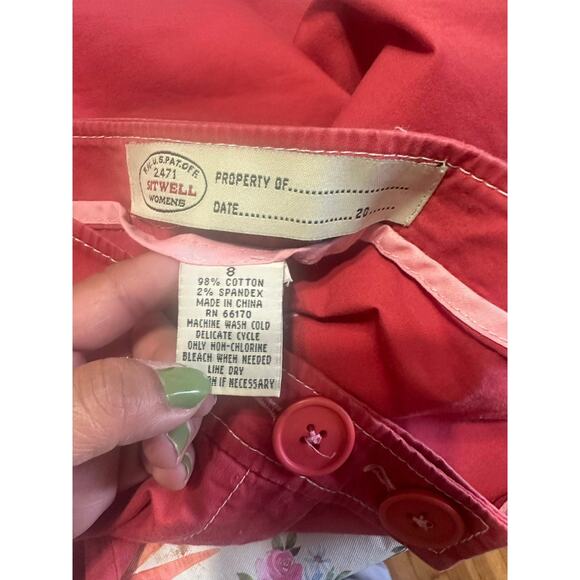 Anthropologie Sitwell Red Skirt – Size 8 - Picture 5 of 5